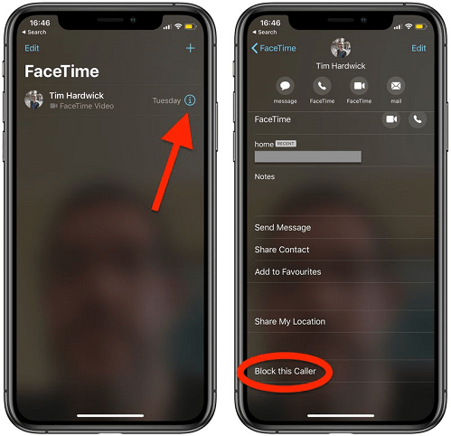 نحوه کار با برنامه FaceTime