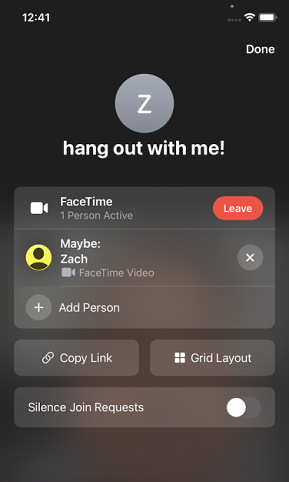 نحوه کار با برنامه FaceTime