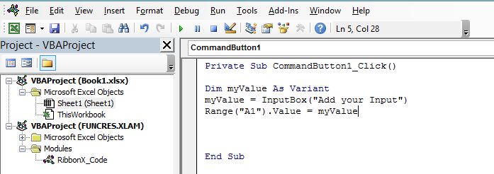 آموزش VBA در Excel