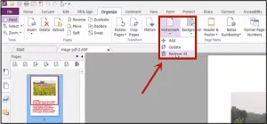 حذف واترمارک از pdf با گوشی