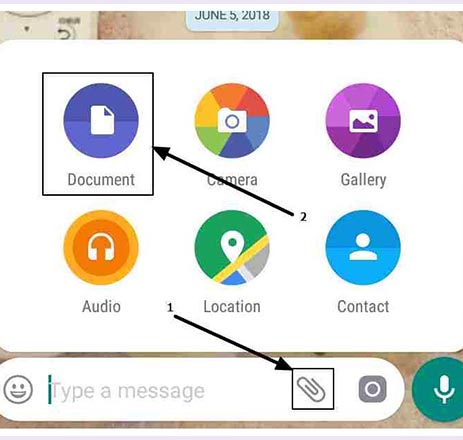 ارسال عکس با کیفیت در واتس اپ