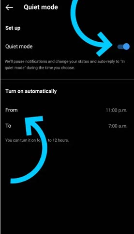 قابلیت Quiet Mode