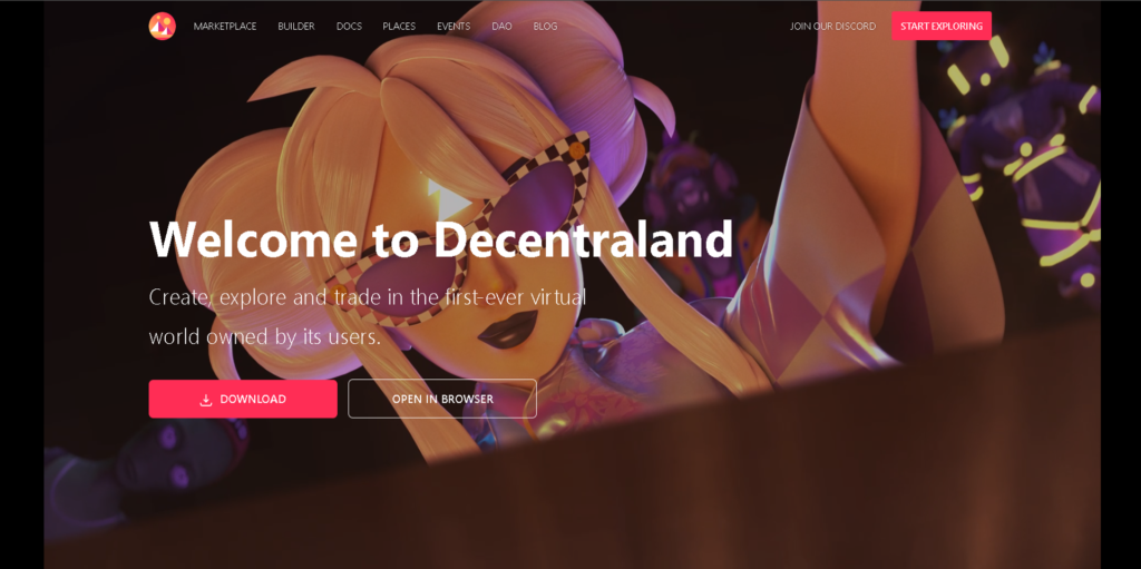 آموزش ورود به بازی Decentraland + آموزش تصویری 01