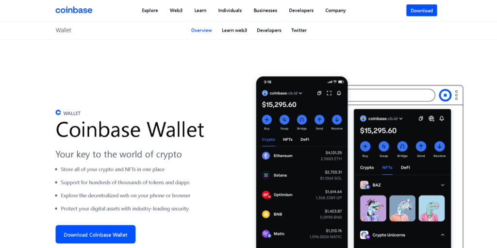 آموزش ساخت کیف پول COINBASE + آموزش تصویری 01