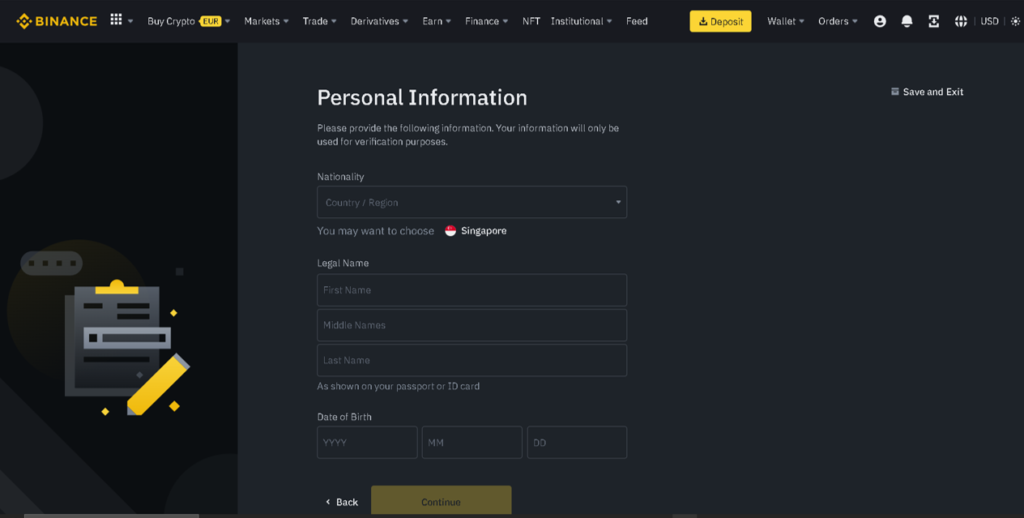 آموزش ساخت کیف پول Binance+ آموزش تصویری 04