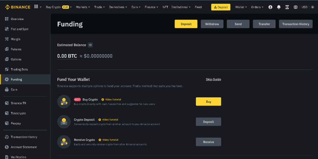آموزش ساخت کیف پول Binance+ آموزش تصویری 07