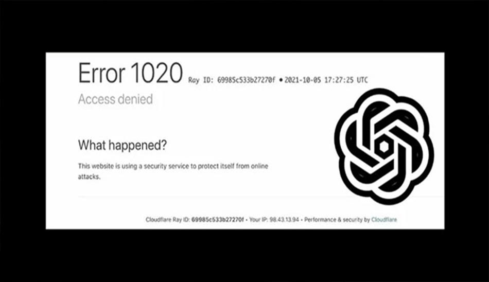 حل مشکل access denied در chatgpt