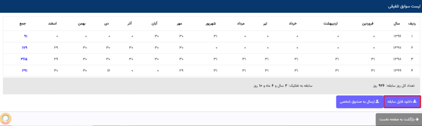 آموزش مشاهده سوابق بیمه تامین اجتماعی