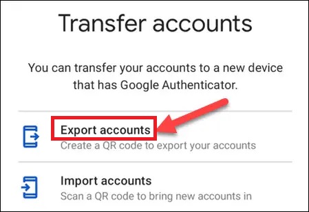 بازیابی گوگل Authenticator