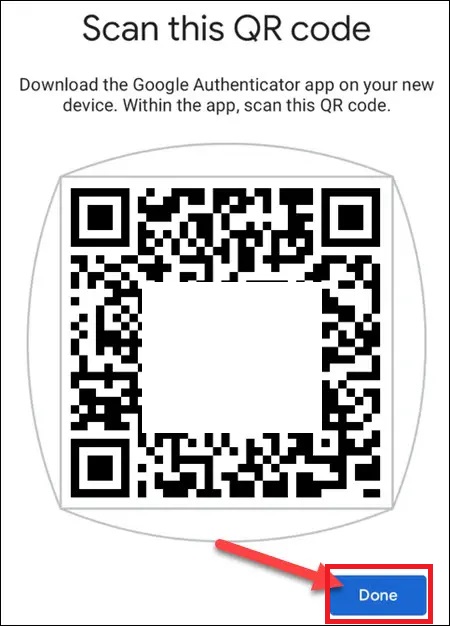 بازیابی گوگل Authenticator