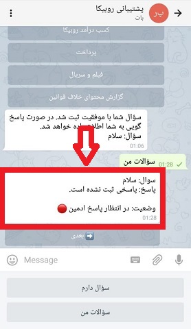 رفع ریپورت روبیکا