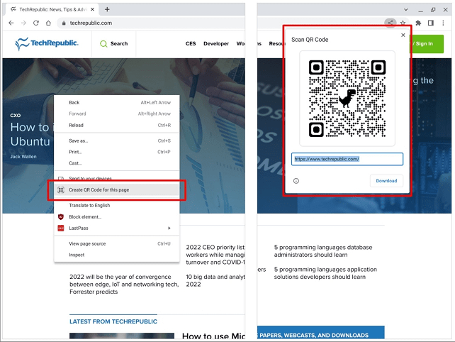 ساخت qr code برای فایل pdf
