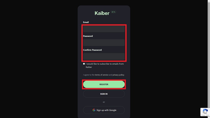 راهنمای استفاده از kaiber