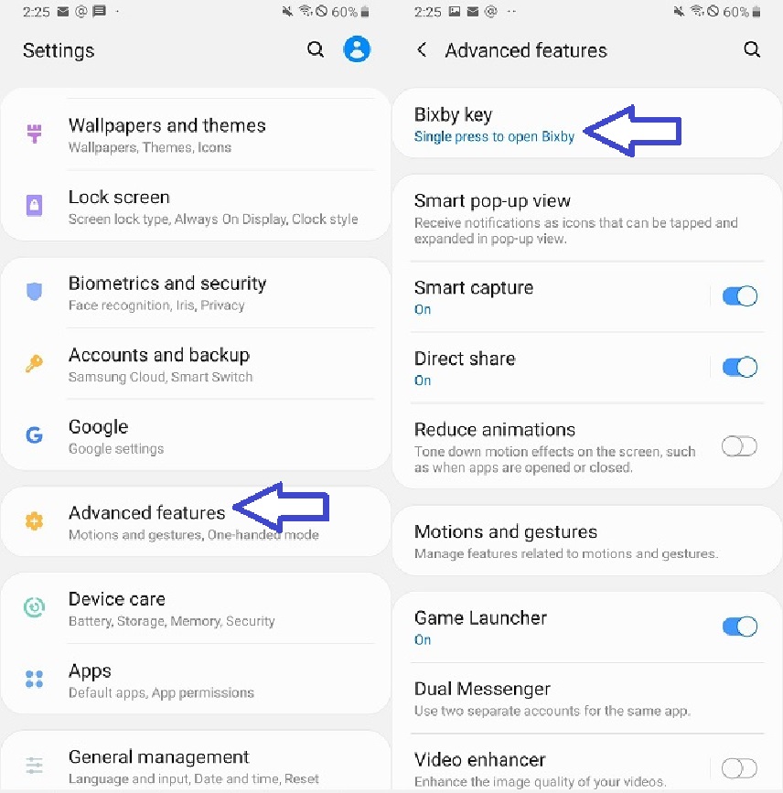 چگونه bixby را فعال کنیم؟