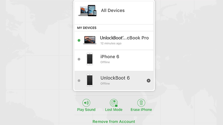 باز كردن قفل گوشي اپل با Find My iPhone