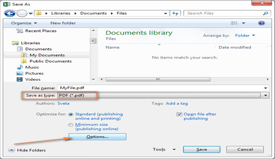 نرم افزار تبدیل اکسل به PDF