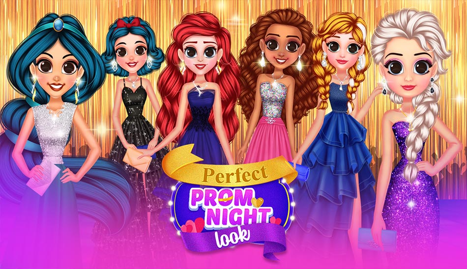 1. بازی Princess Prom Night – Dress Up بازی های جدید دخترانه 2023 برای موبایل