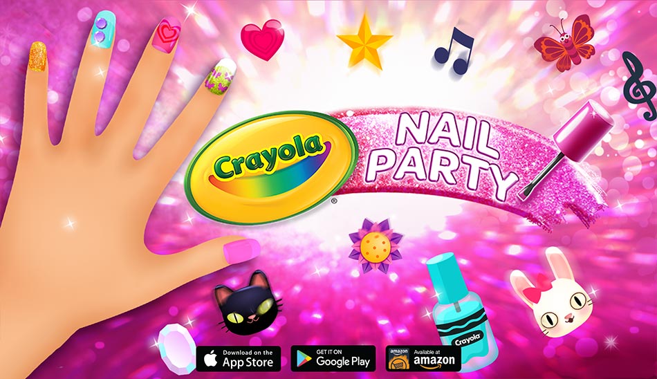 5. بازی Crayola Nail Party بهترین بازی دخترانه 2023 گوشی