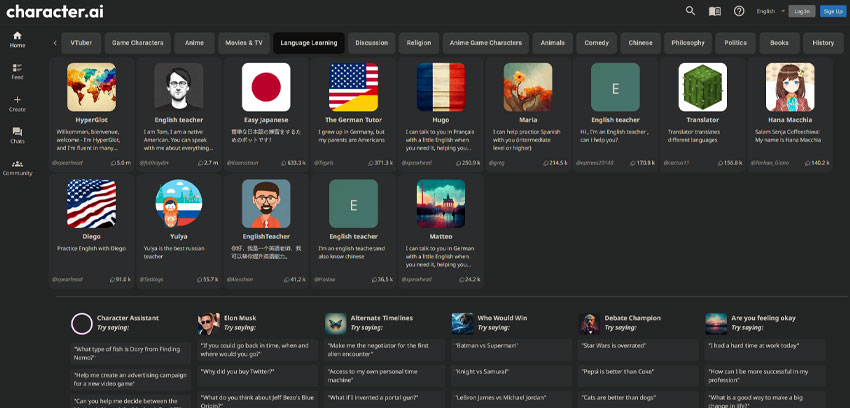 هوش مصنوعی character.ai