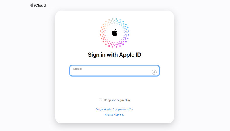 ورود به سایت iCloud