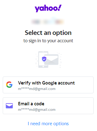 بازیابی ایمیل Yahoo فراموش شده