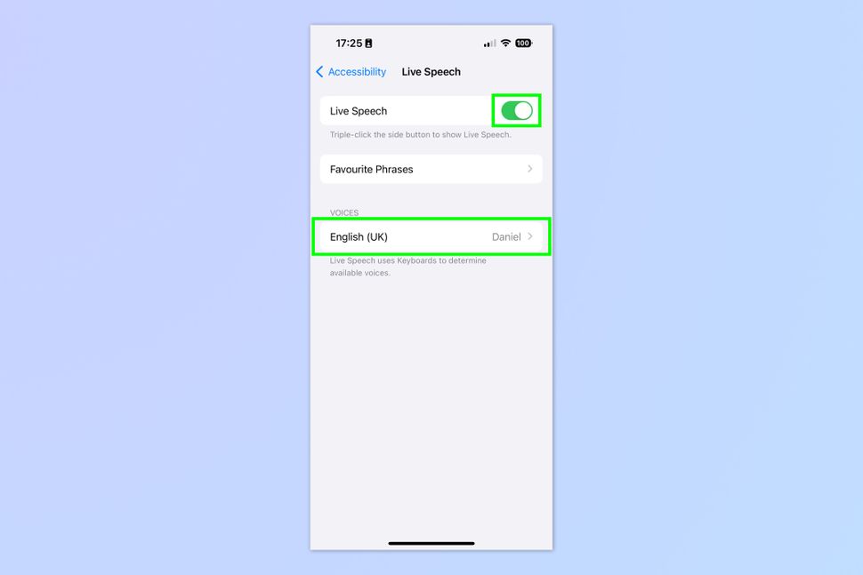 صدای شخصی در iOS 17