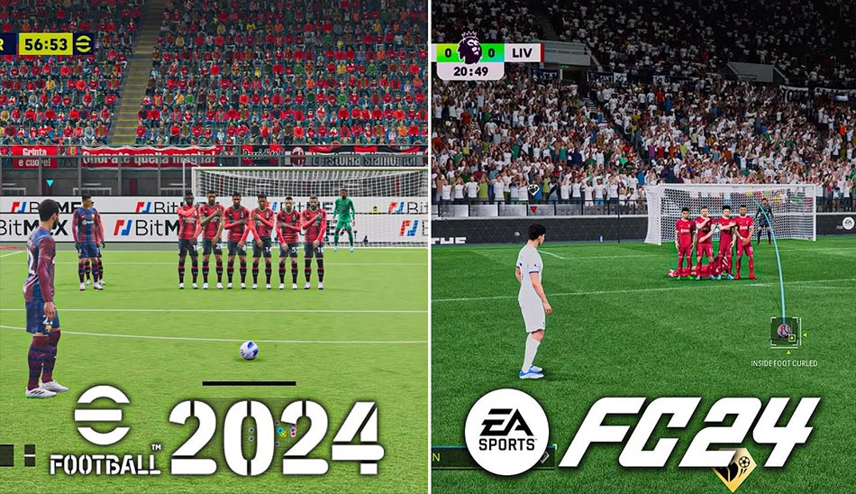 eFootball 24 یا EA Sports FC 24