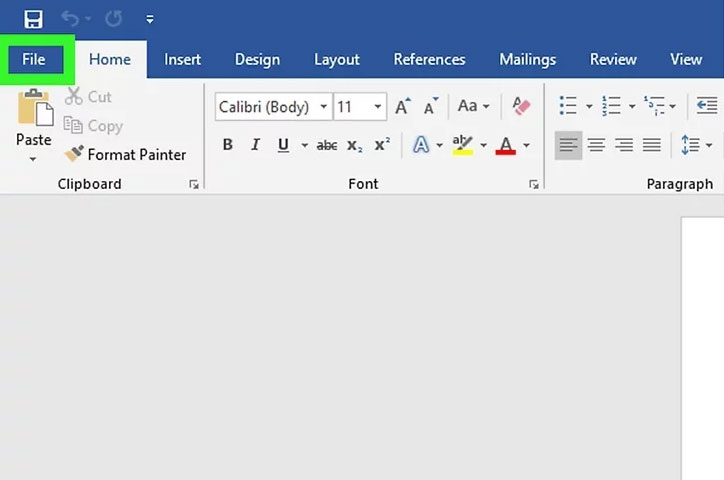نحوه پسورد گذاشتن برای فایل ورد Word