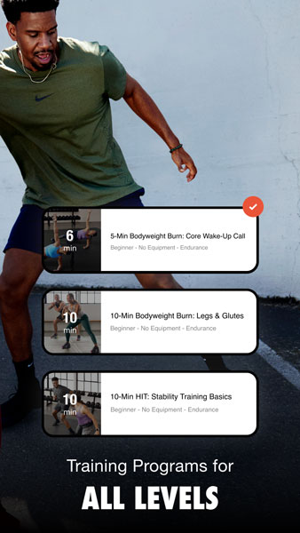 بهترین اپلیکیشن سلامتی و ورزش: Nike Training Club