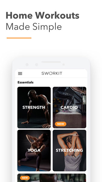 بهترین اپلیکیشن سلامتی خانوادگی: Sworkit Fitness