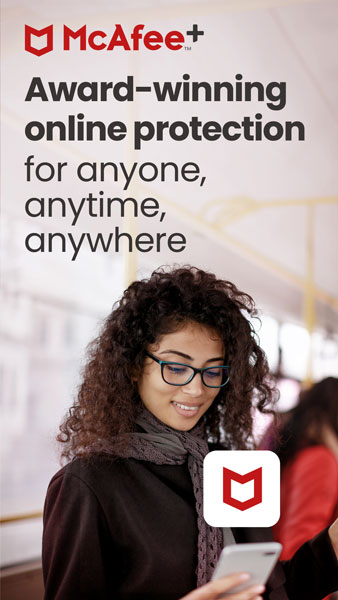 بهترین وی پی ان و آنتی ویروس: McAfee Security: Antivirus VPN