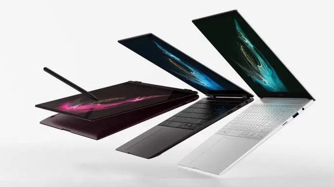 طراحی لپتاپ Galaxy Book 4 Pro 360