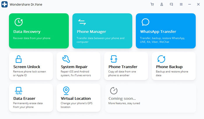 برنامه Wondershare Dr.Fone برای برگرداندن عکسهای پاک شده از گالری اندروید