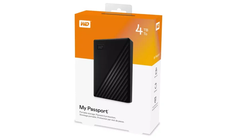 Western Digital My Passport 4TB/بهترین هارد اکسترنال