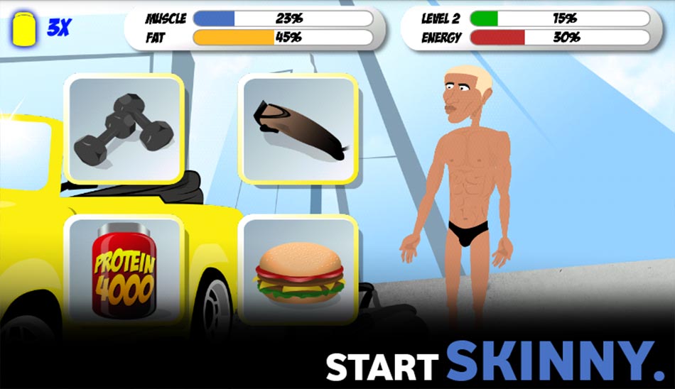 2. Iron Muscle bodybuilding game بهترین بازی های بدن سازی