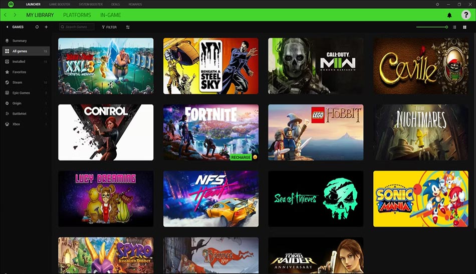 5. Razer Cortex