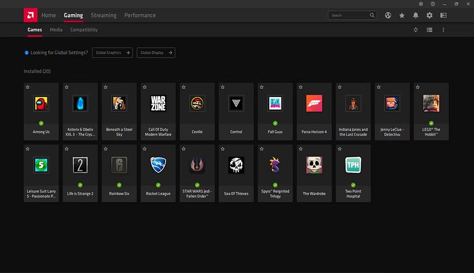 6. Radeon Software