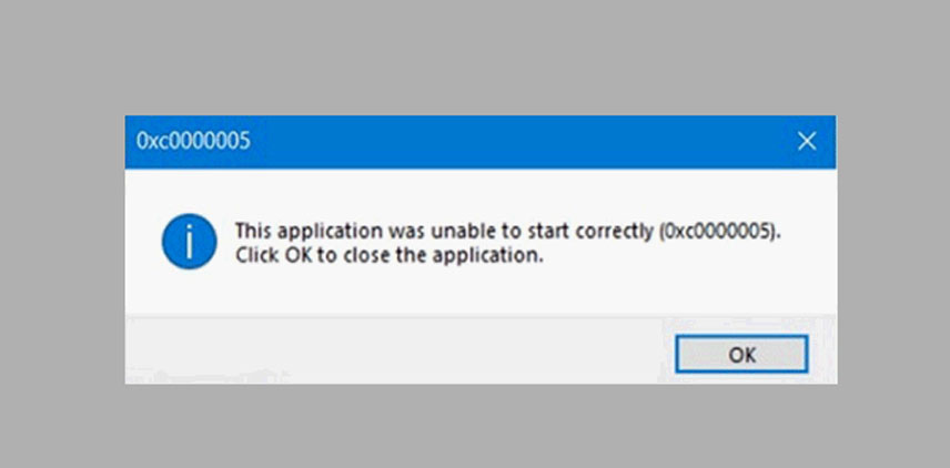 Application Error 0xc0000005