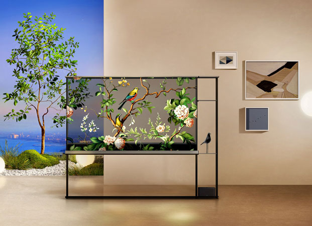 تلویزیون سیگنچر ال جی OLED T اولین تلویزیون شفاف