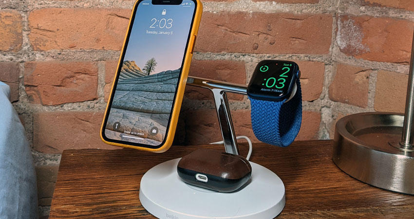 استند شارژ 3 در 1 Belkin BOOST CHARGE Pro
