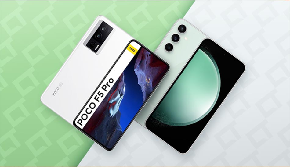 مقایسه پوکو F5 پرو با سامسونگ گلکسی S23 FE