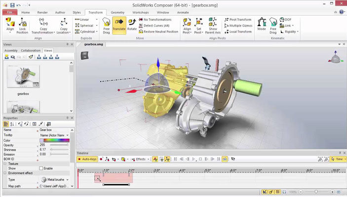 بهترین نرم افزار مدل سازی صنعتی: SolidWorks Composer