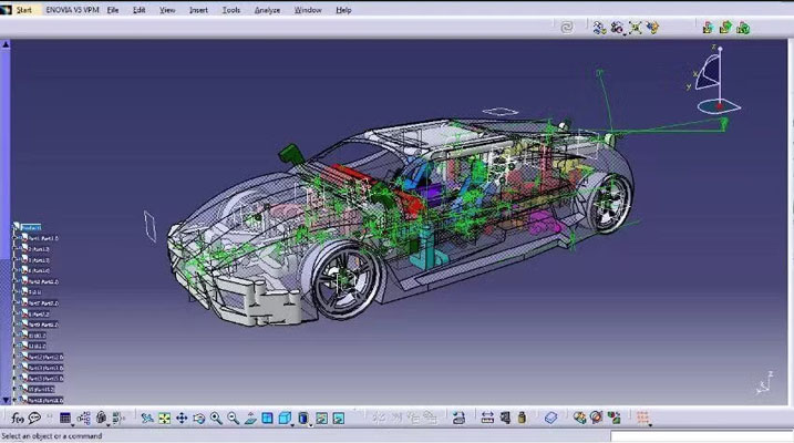 بهترین برنامه مدلسازی برای طراحان خودرو: CATIA