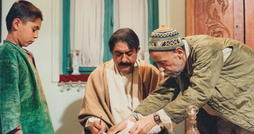 عزتالله انتظامی کنار علی حاتمی