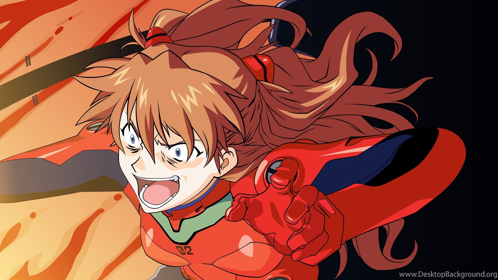 Asuka Langley Sōryu شخصیت های انیمه نئون جنسیس اونگلیون