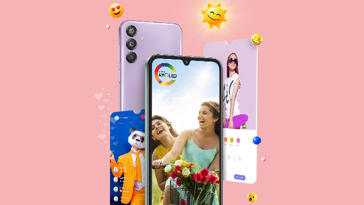 صفحه نمایش گوشی سامسونگ گلکسی F15 5G