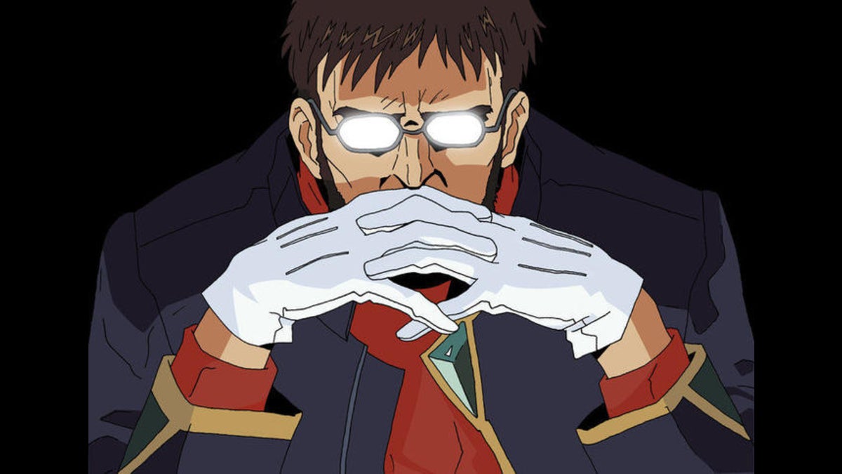 کاراکترهای انیمه Neon Genesis Evangelion Gendo Ikari