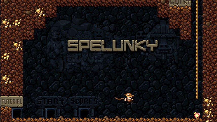 Spelunky از بهترین بازی های گوگل کروم