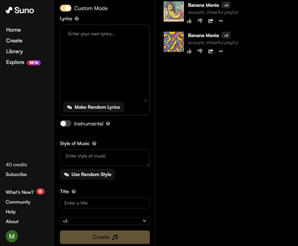 هوش مصنوعی Suno AI