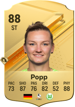 الکساندارا پاپ Alexandra Popp با قدرت 88